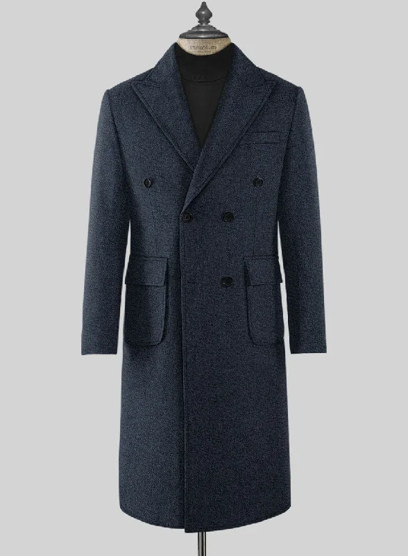 Effortless Gear Musto Blue Heavy Tweed Overcoat