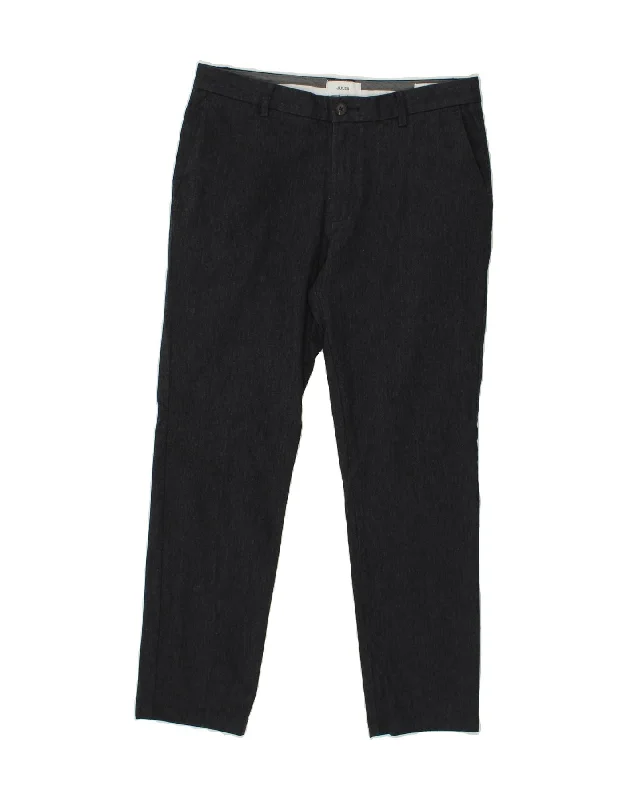 Everyday Comfort Wear JULES Mens Slim Suit Trousers W38 L27 Grey Cotton