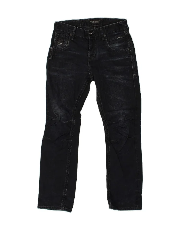 Relaxed Denim JACK & JONES Mens Straight Jeans W29 L30 Navy Blue Cotton