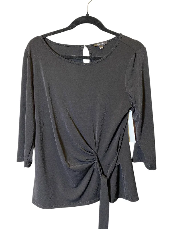 Functional Tops Top Long Sleeve By Premise In Black, Size: M