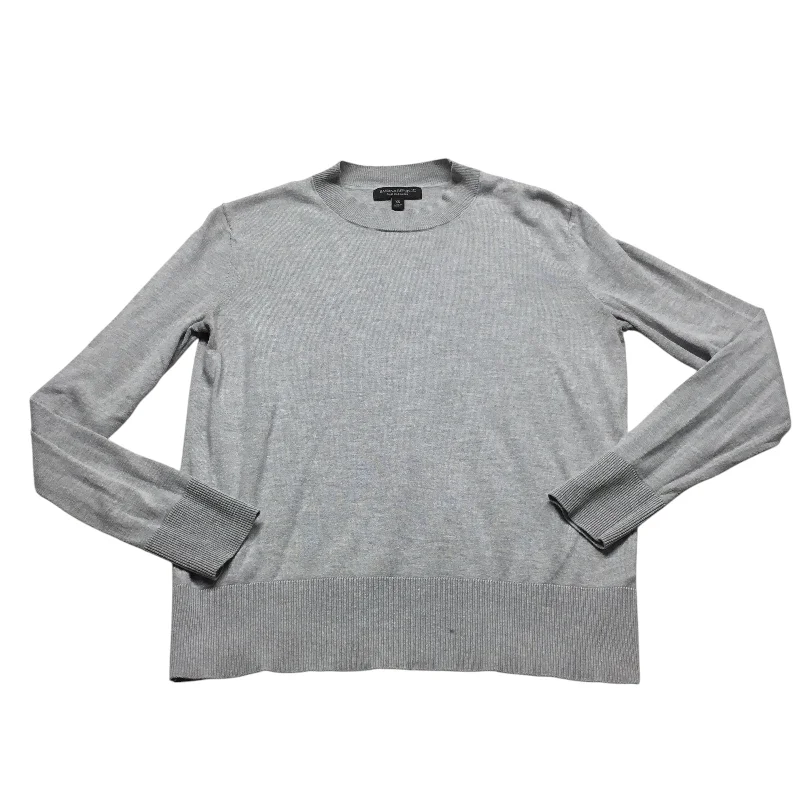 Functional Tops Top Long Sleeve Basic By Banana Republic In Grey, Size: Xs