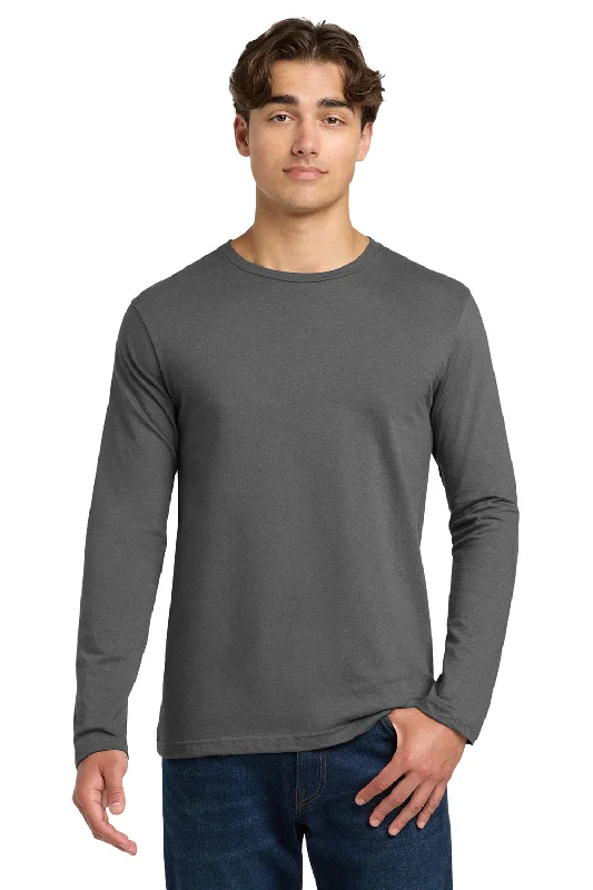 Classic Pieces Gildan Mens Softstyle Long Sleeve Crewneck T-Shirt - Charcoal Grey