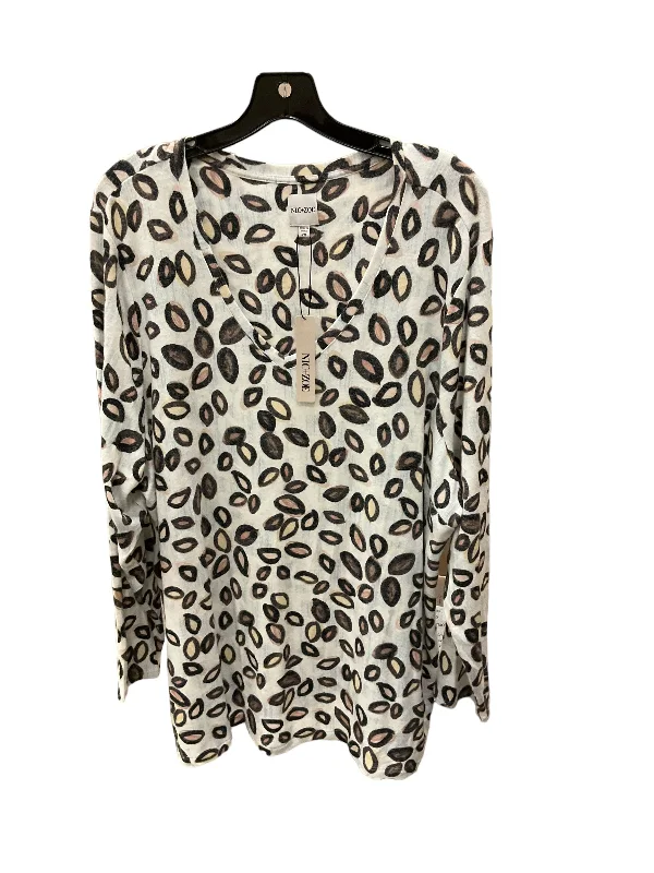 Smart Outfits Top Long Sleeve By Nic + Zoe In Animal Print, Size: 2x