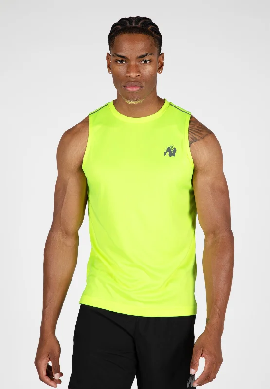 Smart Looks Washington Tank Top - Neon Yellow