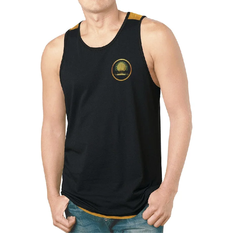 Casual Denim Yahuah-Tree of Life 03-01 Men's Designer Tank Top