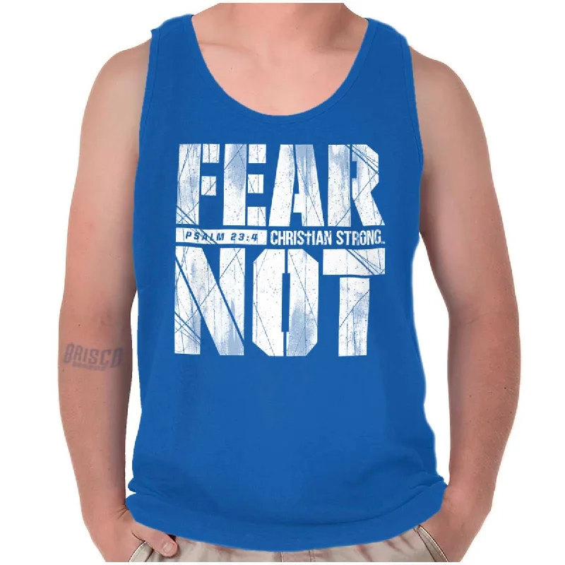 Fashion Comfort Fear Not Psalm 23:4 Tank Top