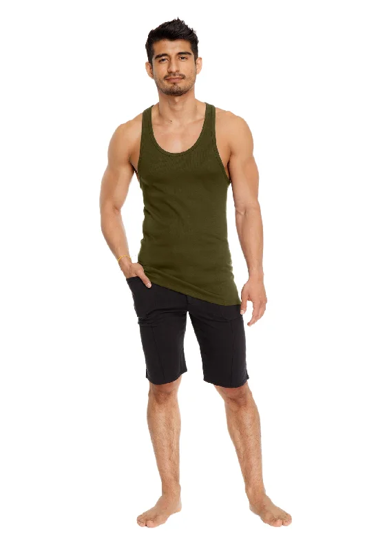 Outdoor Gear Racer-back Yoga Tank (ARMY Green)