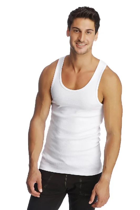 Smart Tops Edge Sustain Tank Top (White)