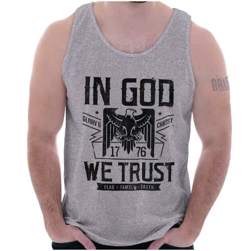 Versatile Outfits In God We Trust Tank Top