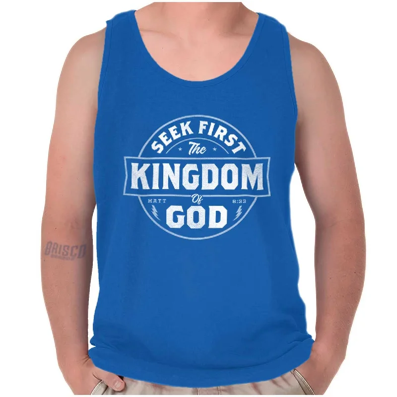 Outdoor Outfits Seek First the Kingdom Tank Top