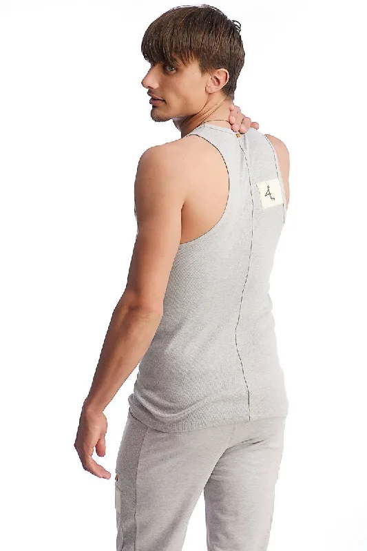 Relaxed Activewear Edge Sustain Tank Top (Heather Grey)