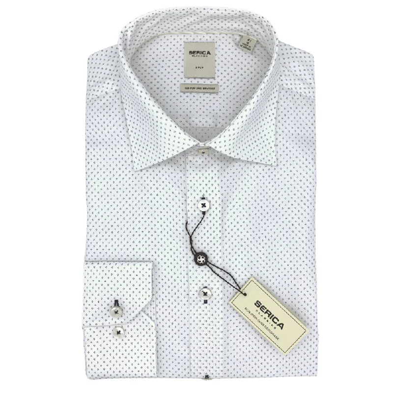 Soft Sweaters Serica Classics Semi Tapered Non-Iron Dress Shirt - C2259350