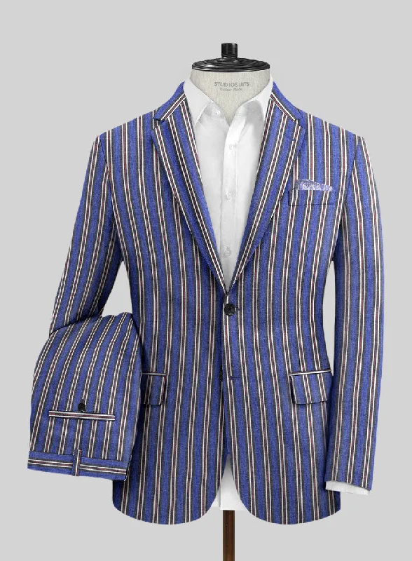 Smart Outfits Solbiati Varlli Stripe Linen Suit