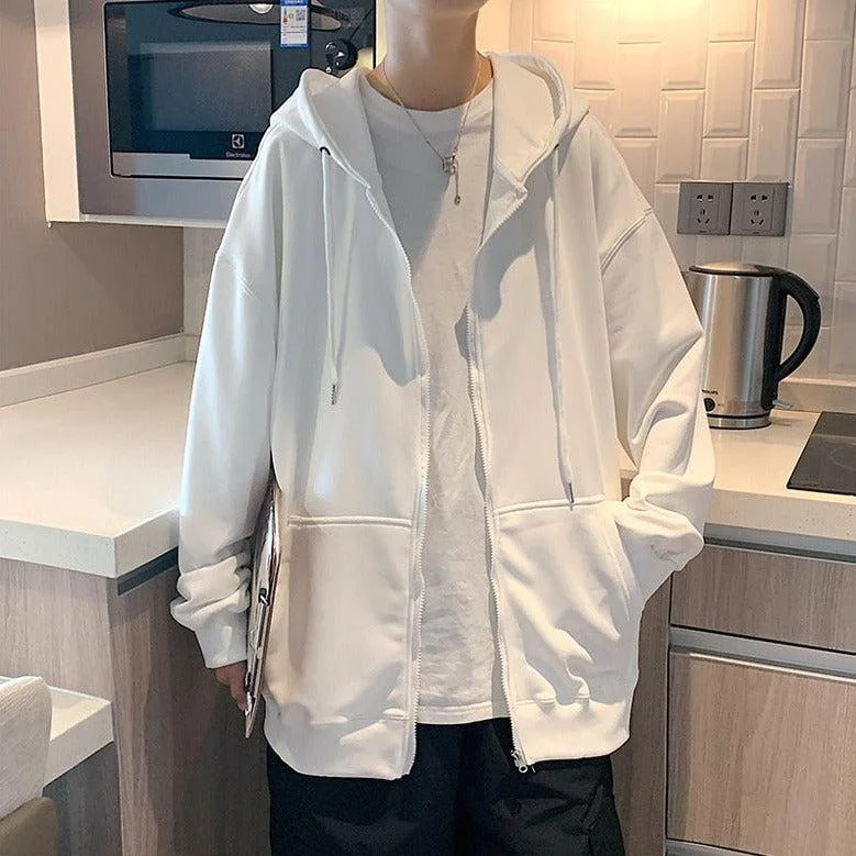 Outdoor Clothing Casual Zip-Up Men Hoodie