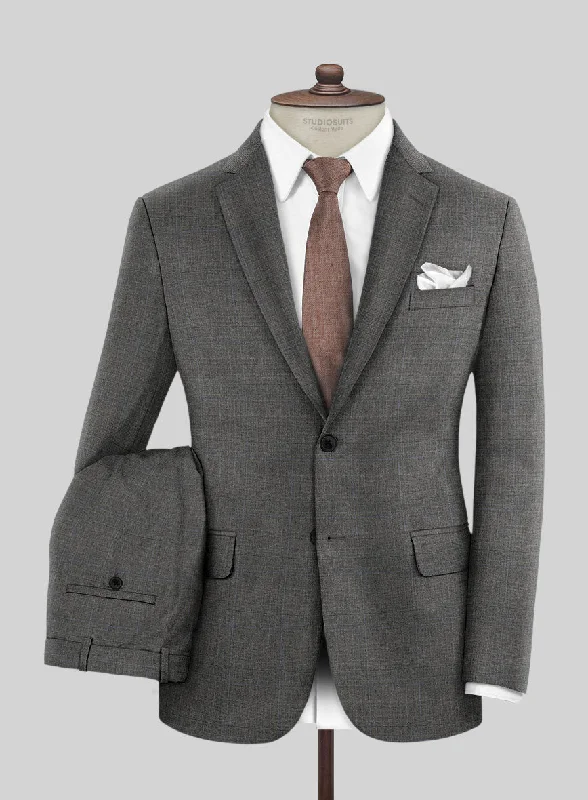 Casual Essentials Hardy Minnis Gray Glen Wool Suit