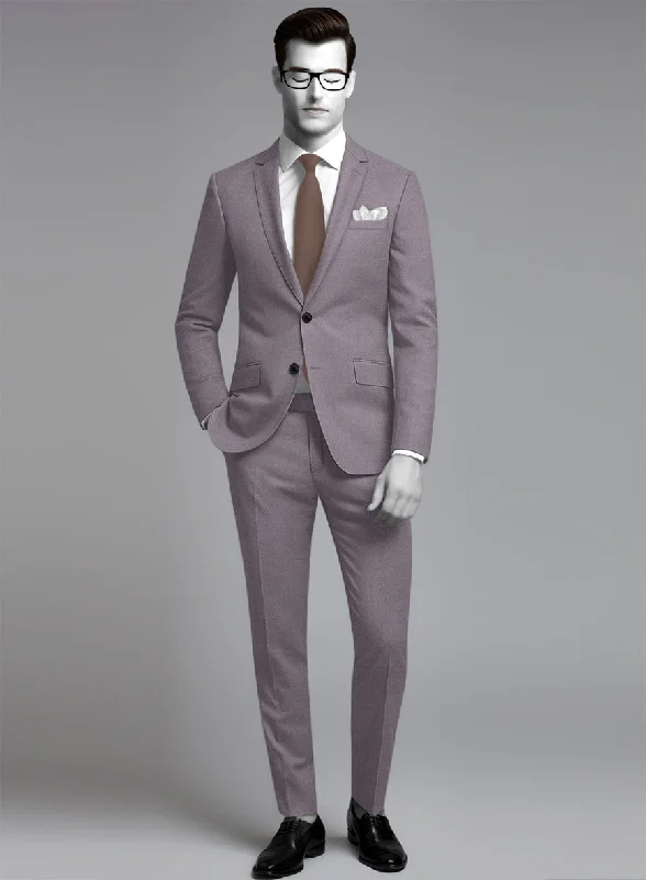 Easy Fit Napolean Wool Lavender Suit