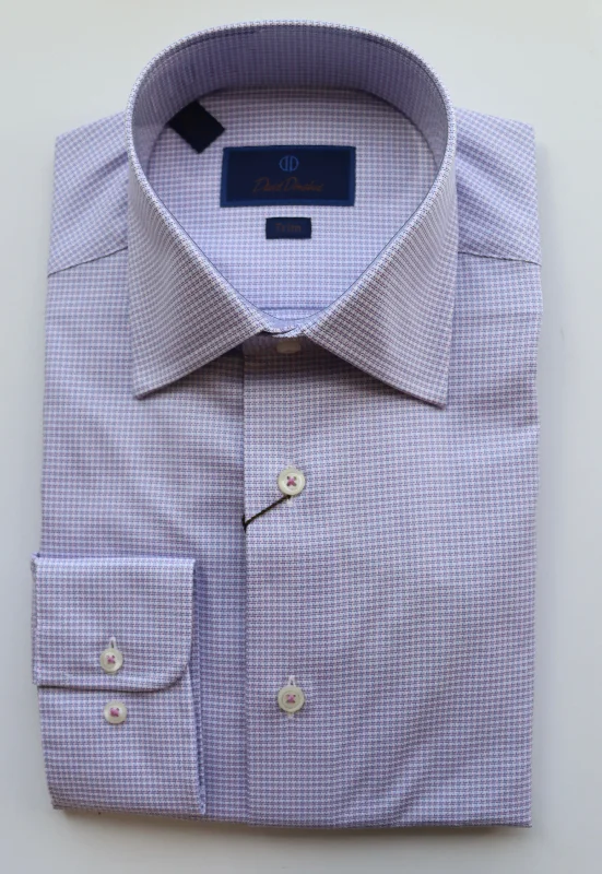 Timeless Style David Donahue Berry Dress Shirt (Trim Fit)