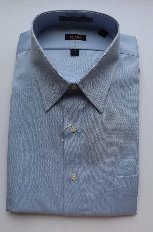 Everyday Comfort Wear The Shirt Shop Dress Shirt - Blue Spread (Exact Sleeve Length)