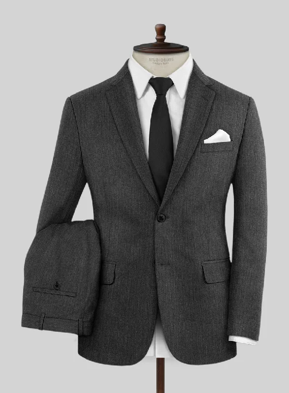 Everyday Denim Marco Stretch Iron Gray Wool Suit