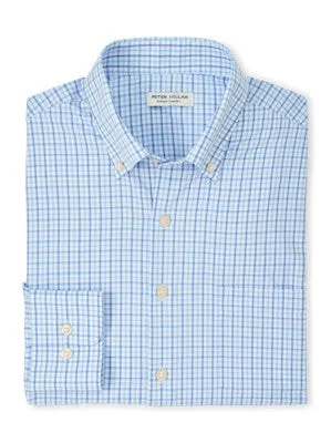 Sporty Wardrobe Peter Millar Daventry Twill Sport Shirt