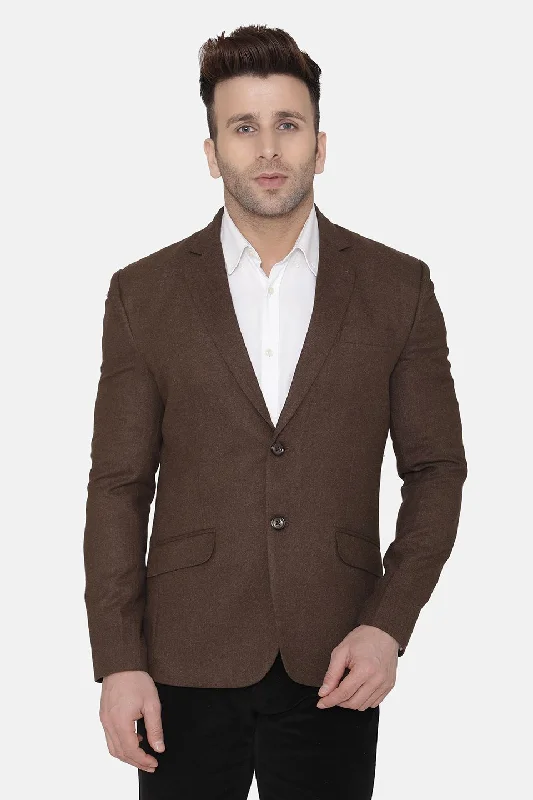 Wool Brown Blazer