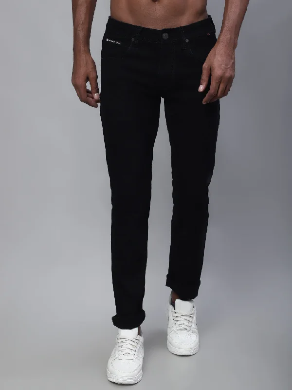 Men's Ultra Narrow fit No Fade Black  Jeans