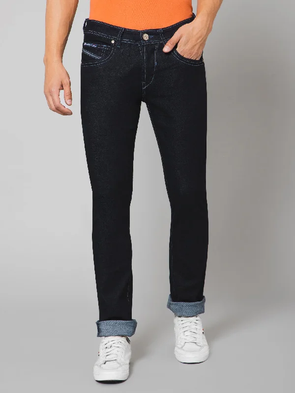 Casual Layers Weekend Outfits Weekend Outfits Men's Ultra Narrow fit No Fade Dark Carbon blue  Jeans