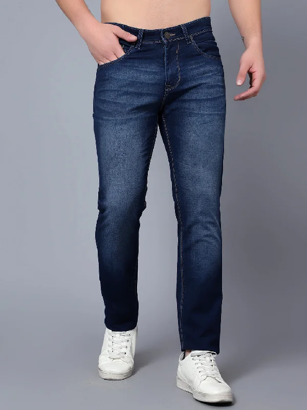 Comfy Suits Essential Wardrobe Essential Wardrobe Men's Ultra Narrow fit Medium Fade Dark Blue  Jeans