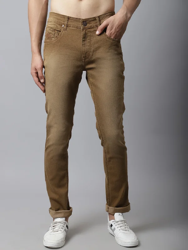 Relaxed Layers All-Purpose Wear All-Purpose Wear Men's Ultra Narrow fit Medium Fade Brown  Jeans