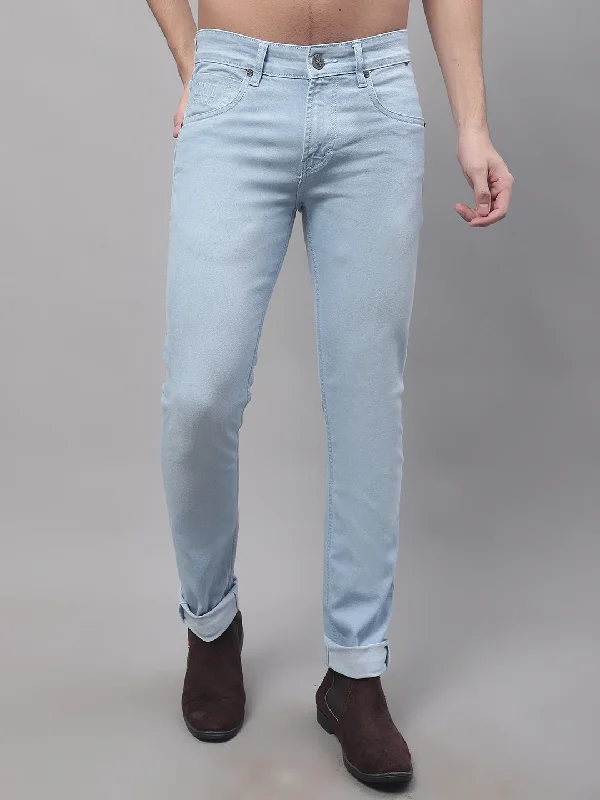 Relaxed Layers Premium Outfits Premium Outfits Men's Ultra Narrow fit Light Fade Light Blue  Jeans