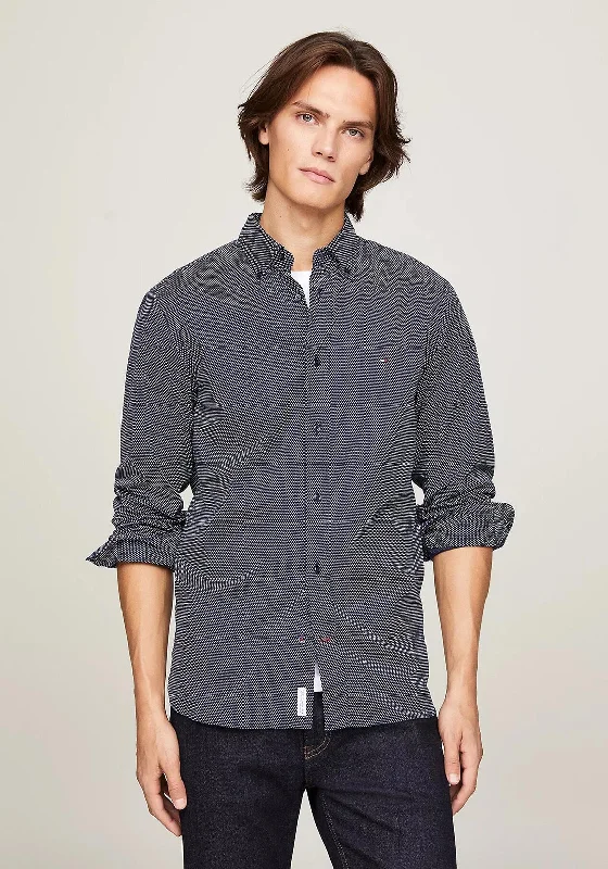 Tommy Hilfiger Flex Mini Geo Print Shirt, Carbon Navy