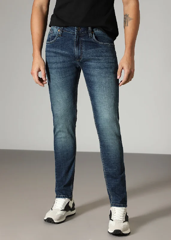 Everyday Apparel Sporty Chic Sporty Chic Dusty Blue Slim fit Jeans