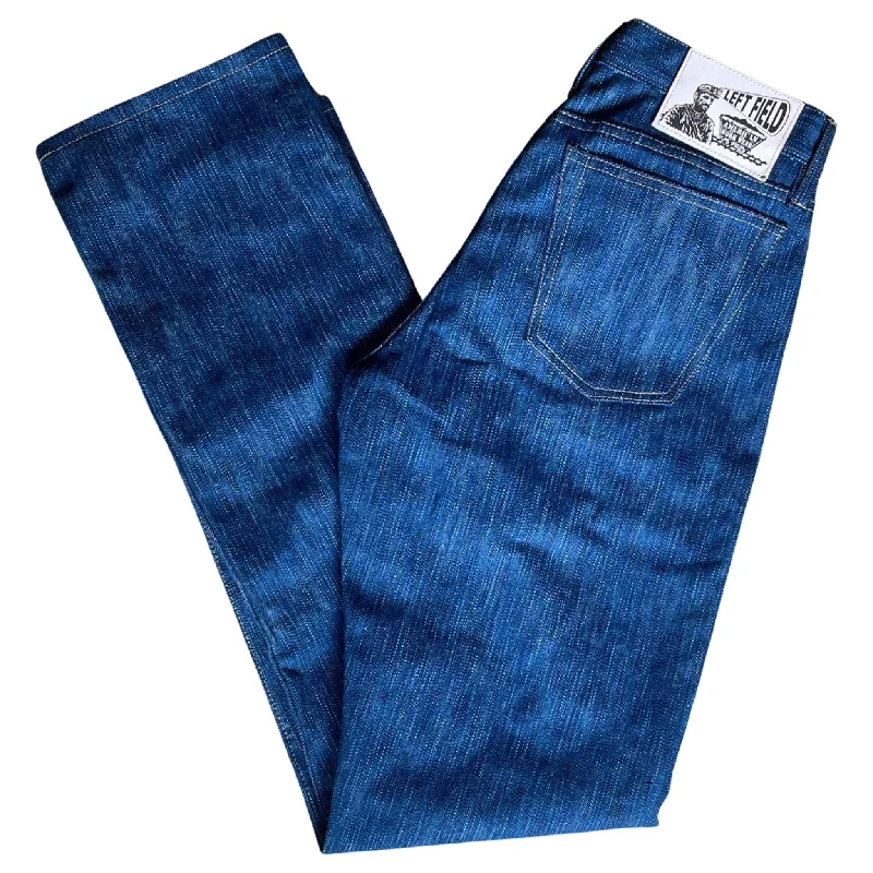 Relaxed Activewear Lightweight Gear Lightweight Gear Greaser Tokushima Shoai Hank Dyed denim (Natural plant dyed Indigo)  Size up 2 sizes!