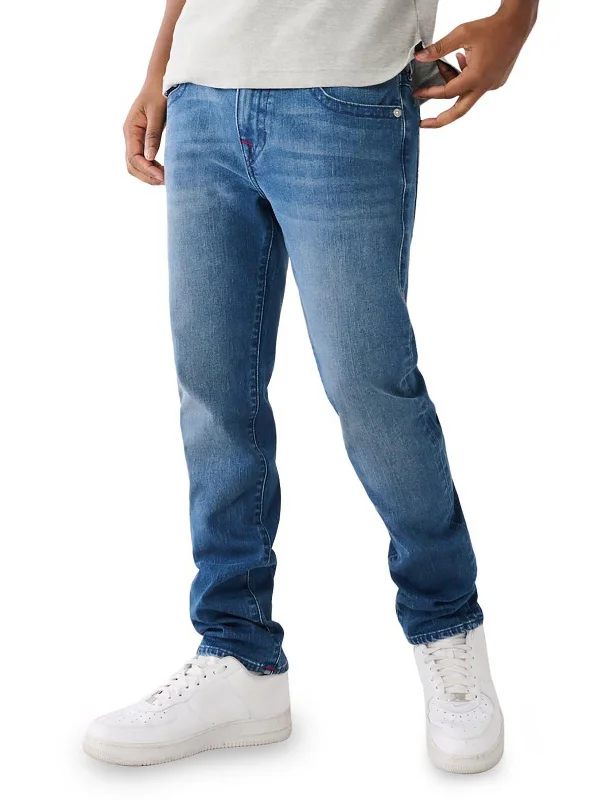 Classic Pieces Soft Layers Soft Layers Rocco Mens Relaxed Medium Wash Skinny Jeans