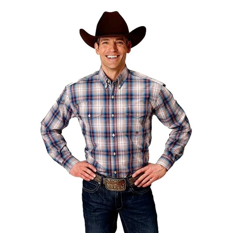 Cool Gear Stylish Comfort Stylish Comfort Roper Western Shirt Mens L/S Plaid Button Wine 03-001-0678-1032 WI Cool Gear Stylish Comfort Stylish Comfort Roper Western Shirt Mens L/S Plaid Button Wine 03-001-0678-1032 WI