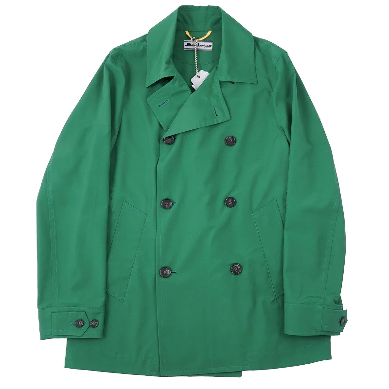 Sartorio Technical Wool-Nylon Peacoat