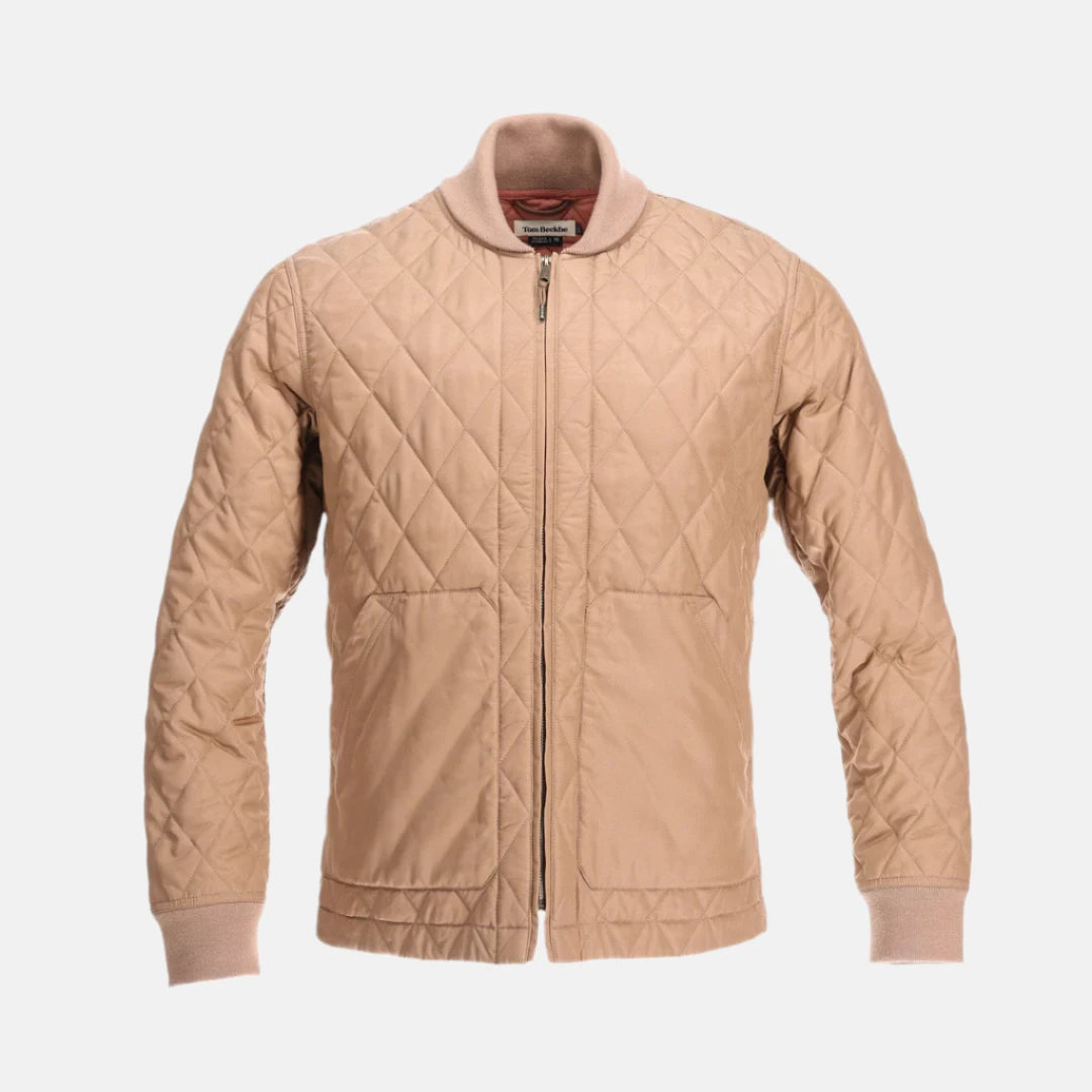 Tom Beckbe - Logan Bomber Jacket - Camel Tan