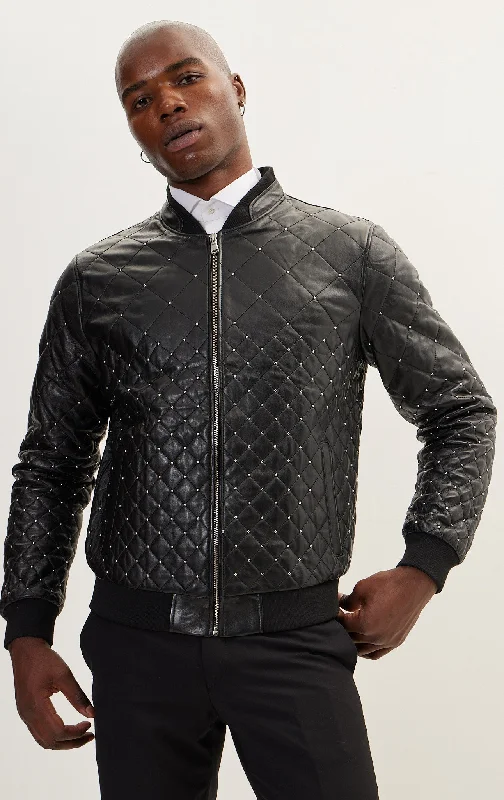 Quilted Artisan - Black Calf Leather