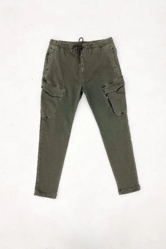 Inset Cargo Pant Khaki