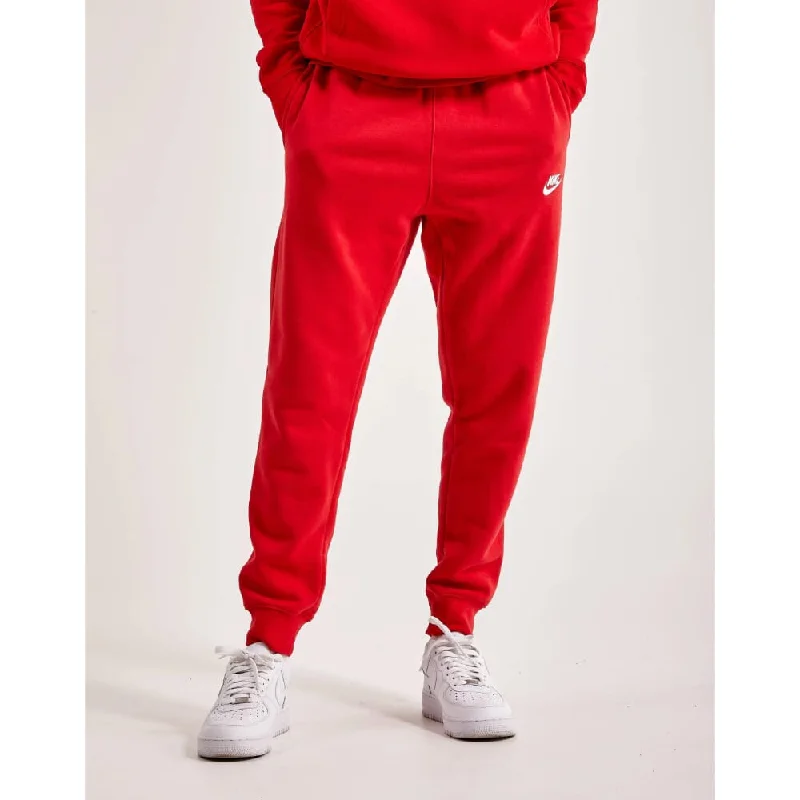 Nike Club Fleece Joggers Red/White  BV2671-657 Men's