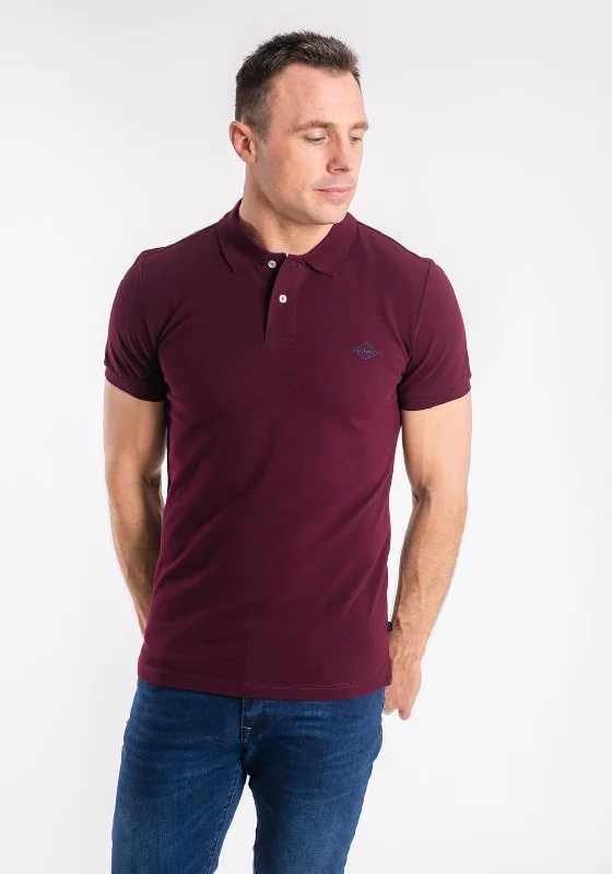 XV Kings by Tommy Bowe Bangalow Diamond Logo Polo Shirt, Plum