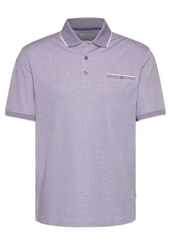 Bugatti Polo Short Sleeve Top, Lavender