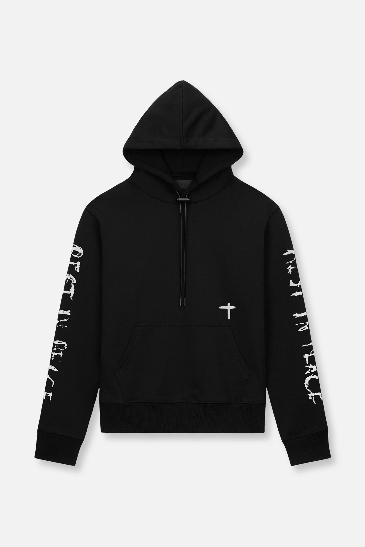 DION HOODIE | BLACK REST IN PEACE