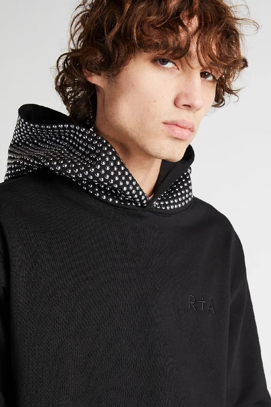 DION HOODIE | BLACK STUDS