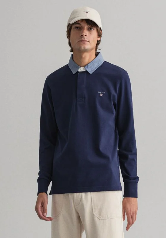 Gant Original Heavy Rugger Polo, Evening Blue