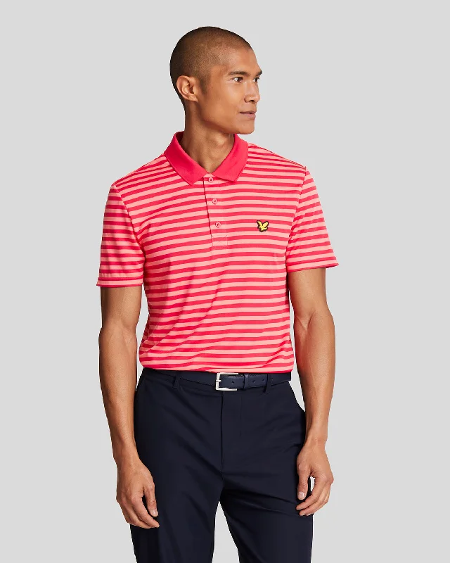 Golf Broad Stripe Polo Shirt