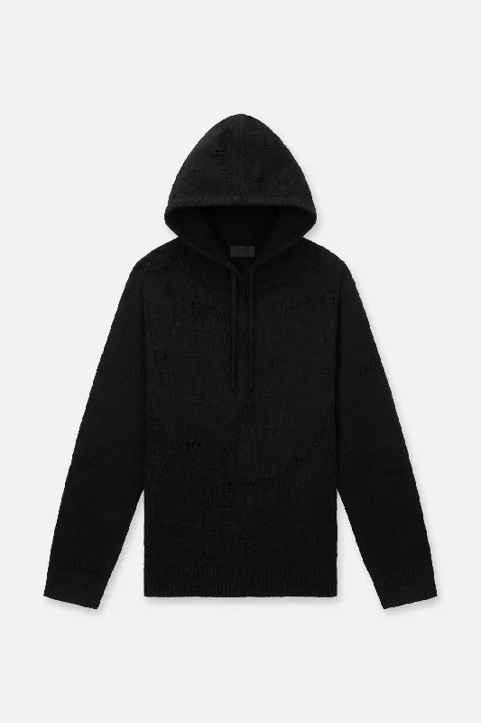 MARTIN HOODIE | BLACK CRACKING