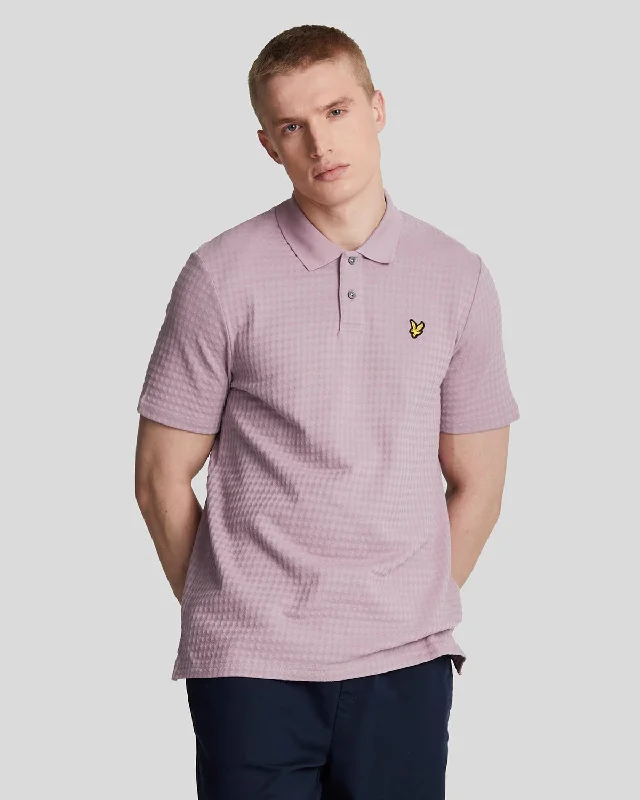 Micro Argyle Polo Shirt