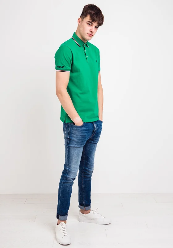 Ralph Lauren Mens Tipped Polo Shirt, Green