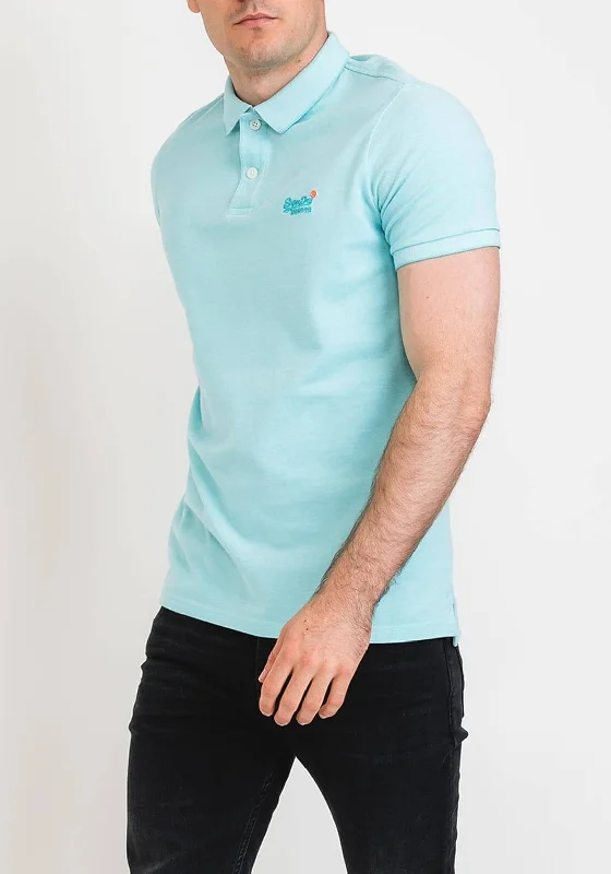 Superdry Classic Pique Polo Shirt, Spearmint